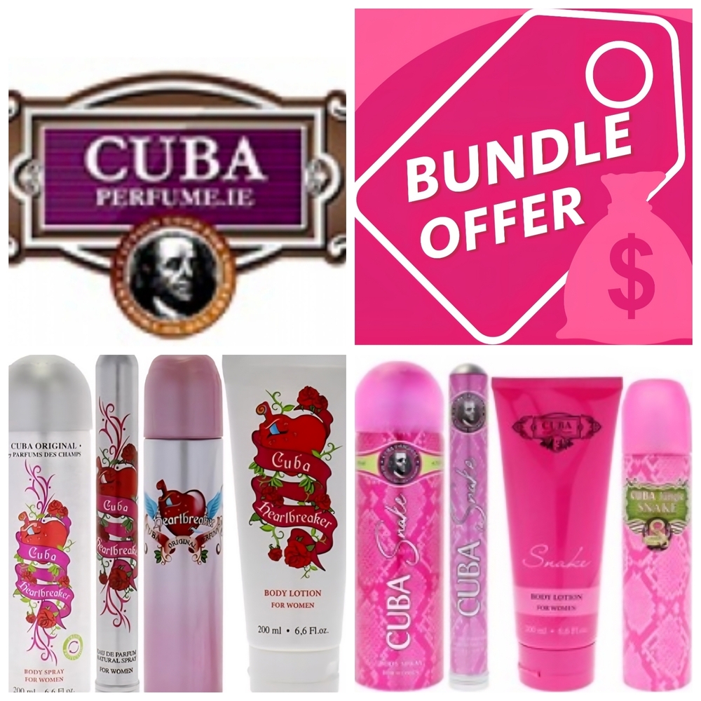 CUBA TWO SETS OF PERFUME FOR WOMAN